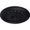 Ekena Millwork Alexa Ceiling Medallion (Fits Canopies up to 2 7/8"), Hand-Painted Steel Gray, 20 1/2"OD x 1 7/8"P CM20ALSGS - alternate 4